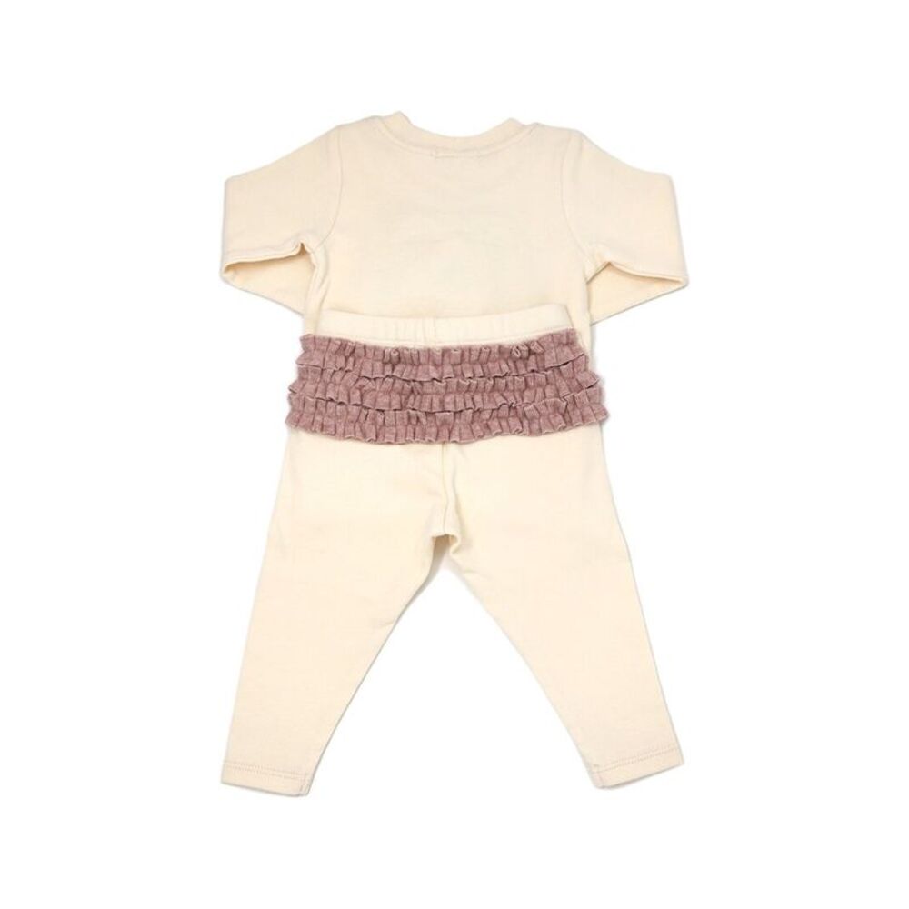 Oh Baby!  2Pc Ruffle Ribbed Flower Set - Picture 2 of 3
